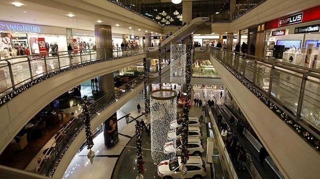 AVM ciro endeksi Ocak'ta arttı