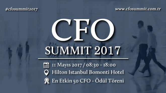 CFO Summit 2017'nin tarihi belli oldu
