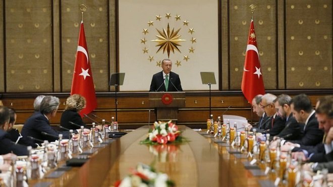 Cumhurbaşkanı Erdoğan ABD'li şirketlerin temsilcileriyle buluştu