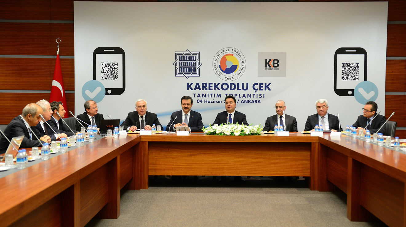 Dünyada bir ilk: Karekodlu çek