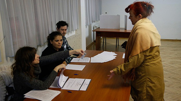 Hırvatistan'da halk sandık başında