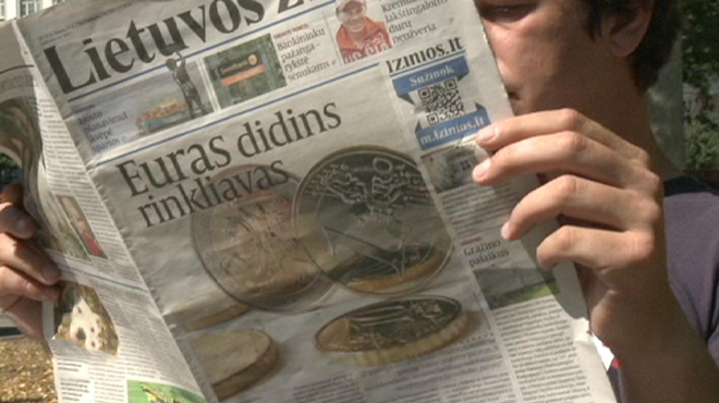 Litvanya euroya geçti