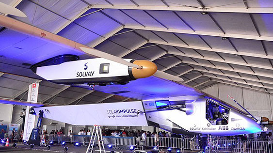 Solar Impulse 2 Çin'e indi