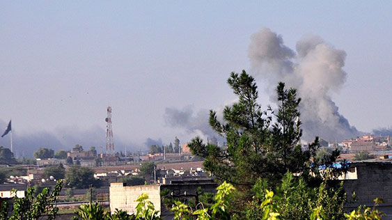 Tel Abyad'da IŞİD hedefleri bombalandı