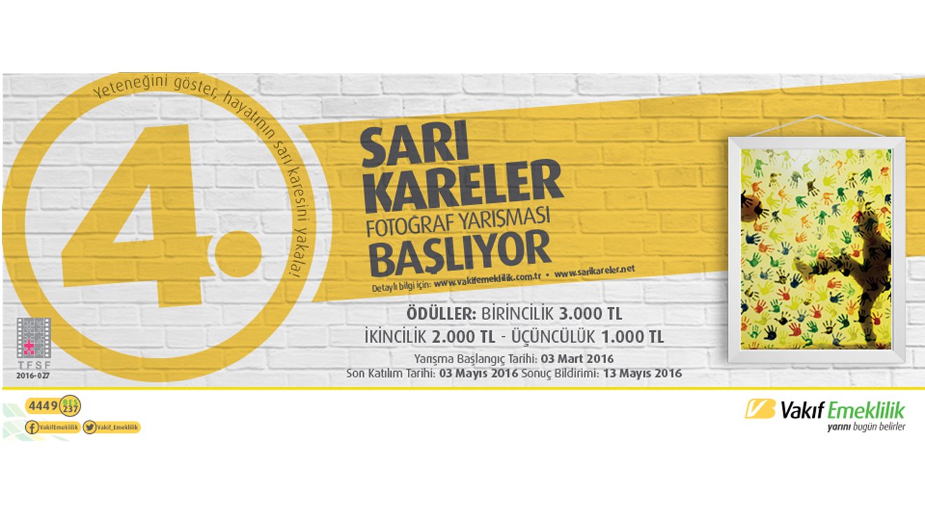 Vakıf Emeklilik ‘Hayattan Sarı Kareler’i arıyor