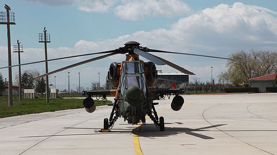 Yerli helikopterler uluslararası tatbikatta