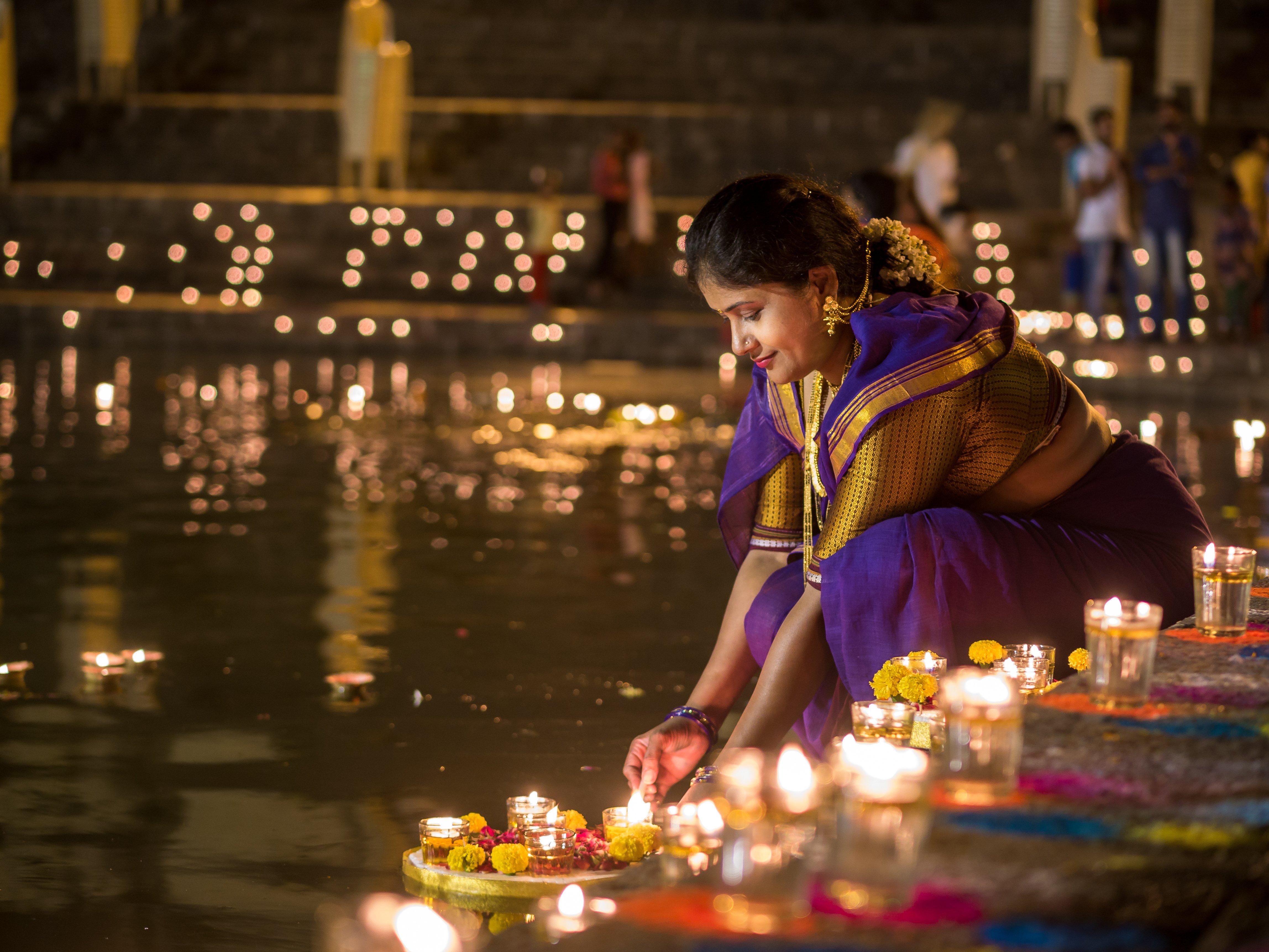 Diwali (Işık) Festivali Jaipur, Hindistan, (7 Kasım 2018)